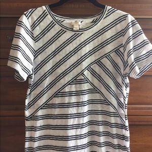 J Crew Factory Striped Tee
